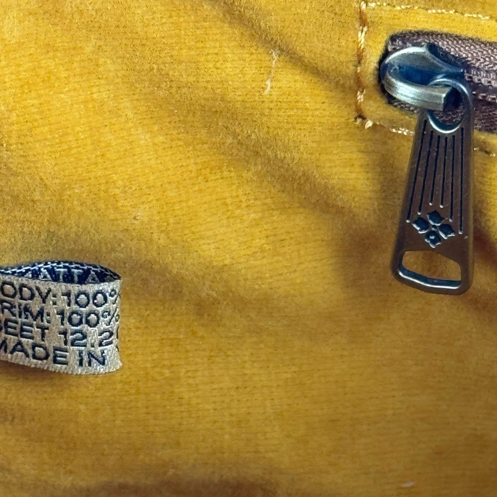 Patricia Nash 10th Anniversary Rare Yellow Wicker Basket Mirror Crossbody Purse. - Picture 15 of 16